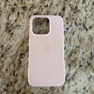 Apple Light Pink Silicone iPhone Case